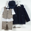 Βαπτιστικό Παλτό Bambolino Donovan - 9909 Μπλε