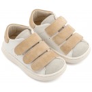 Παπούτσι Βαπτιστικό Babywalker BS3096 Λευκό-Μπεζ