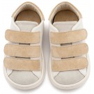 Παπούτσι Βαπτιστικό Babywalker BS3096 Λευκό-Μπεζ