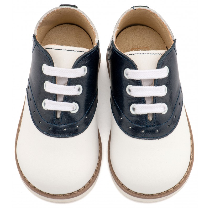 Παπούτσι Βαπτιστικό Babywalker EXC5318 Λευκό-Μπλε