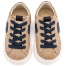 Παπούτσι Βαπτιστικό Babywalker EXC8002 Μπλε-Μπεζ