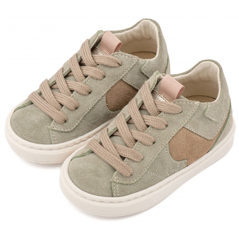 Παπούτσι Βαπτιστικό Babywalker EXC8002 Μέντα-Μπεζ