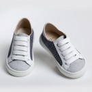 Παπούτσι Βαπτιστικό Everkid Μπλε-Γκρι A2227A |Sale -50%