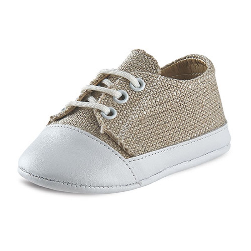 Παπούτσι Βαπτιστικό Αγκαλιάς Gorgino M97 Εκρού