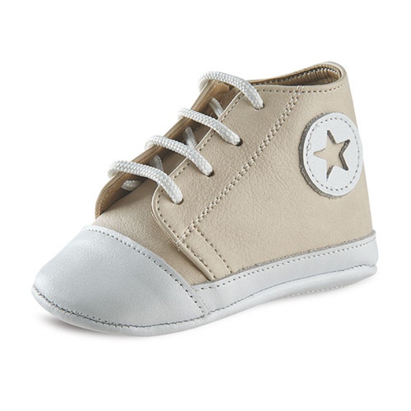 Παπούτσι Βαπτιστικό Αγκαλιάς Gorgino M98 Εκρού
