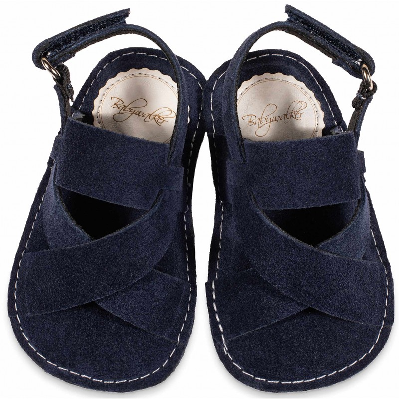 Παπούτσι Βαπτιστικό Αγκαλιάς Babywalker MI1126 Μπλε |Sale-50%