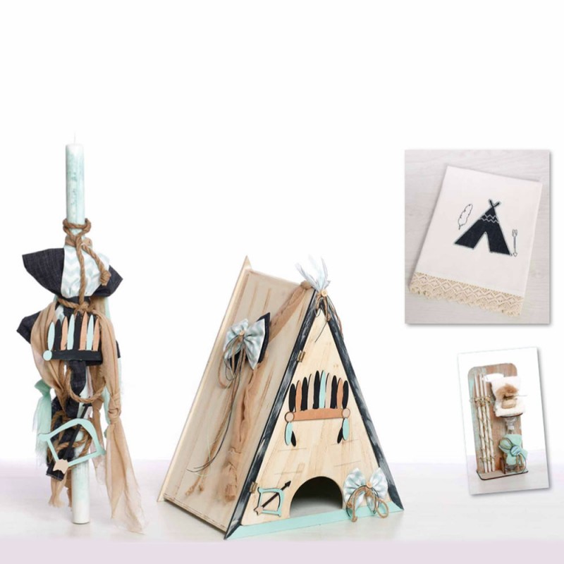 Σετ Βάπτισης - Σκηνή / Ινδιάνος 916