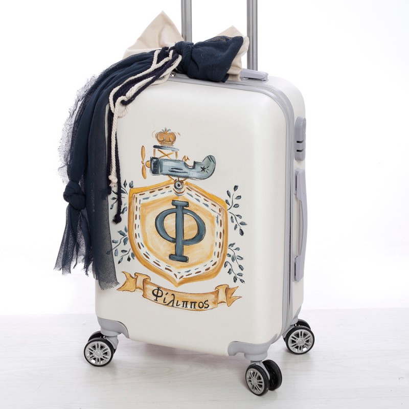 Σετ Βάπτισης - Μονόγραμμα - Αεροπλάνο 2404