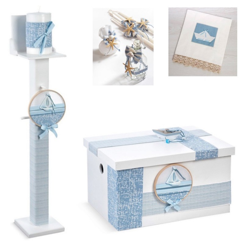 Σετ Βάπτισης - Καραβάκι Κ817