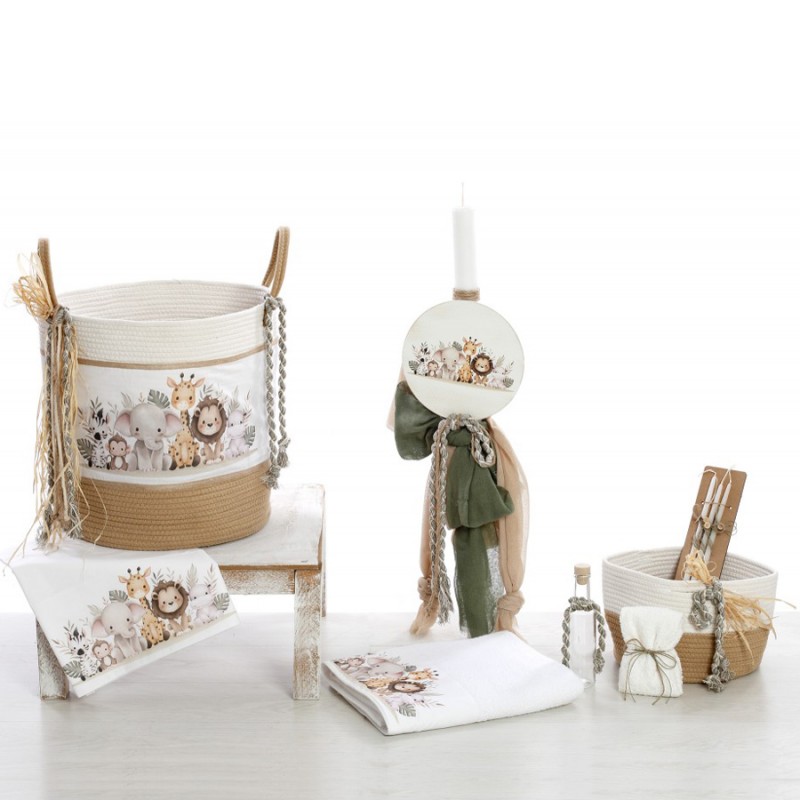 Σετ Βάπτισης - Ζωάκια Της Ζούγκλας 2536