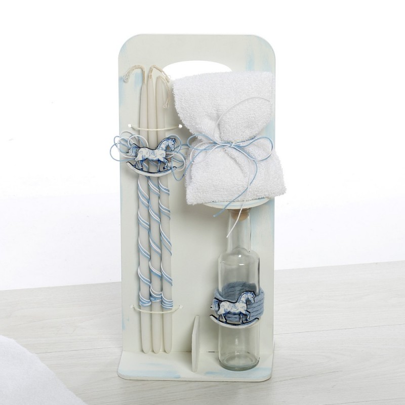 Σετ Βάπτισης - "Vintage Toile Horse" 2642