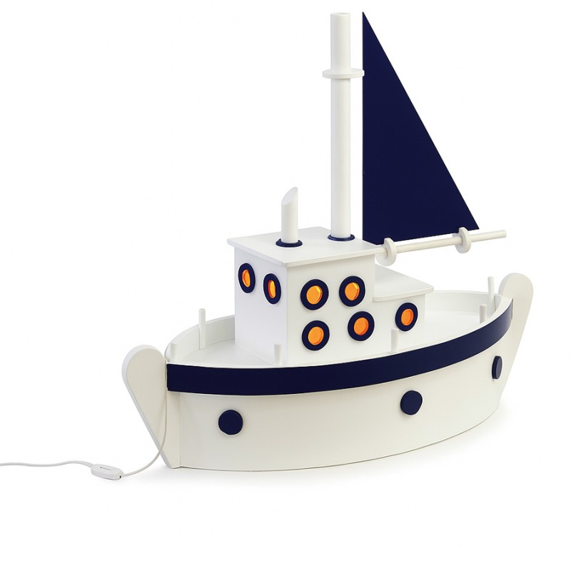 Καράβι Αστόλιστο Κουτί Βαπτιστικών Με Φωτάκι Νυκτός 07-024