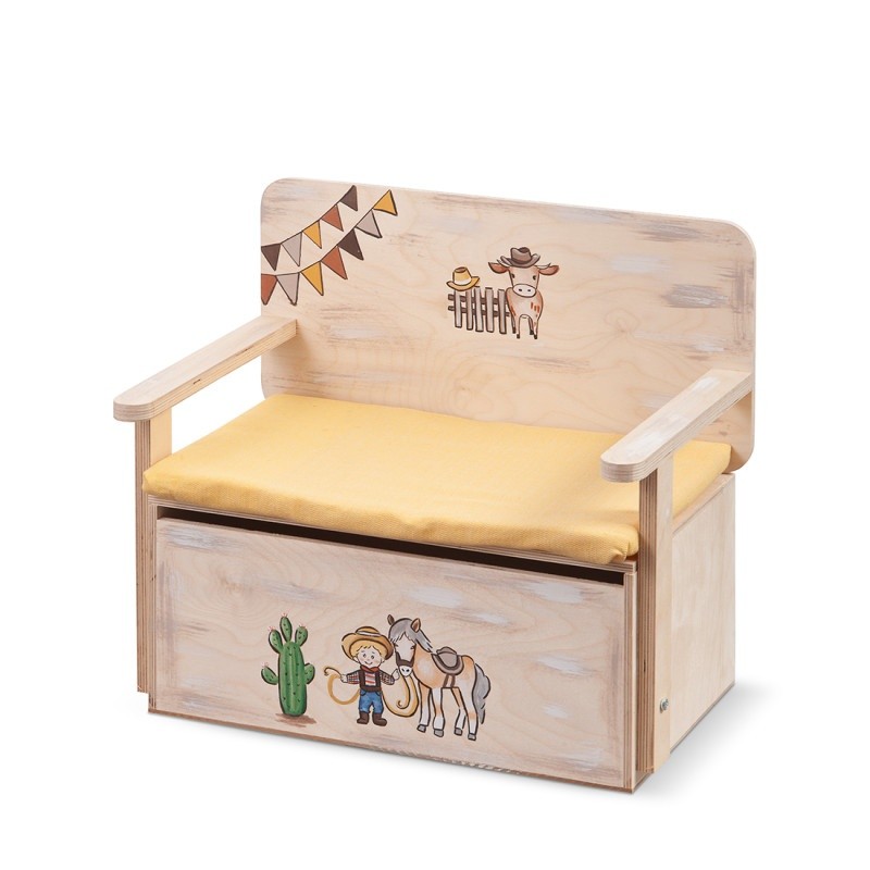 Στολισμένο Κουτί Βάπτισης - Dream Big Little Cowboy ΖΚ630