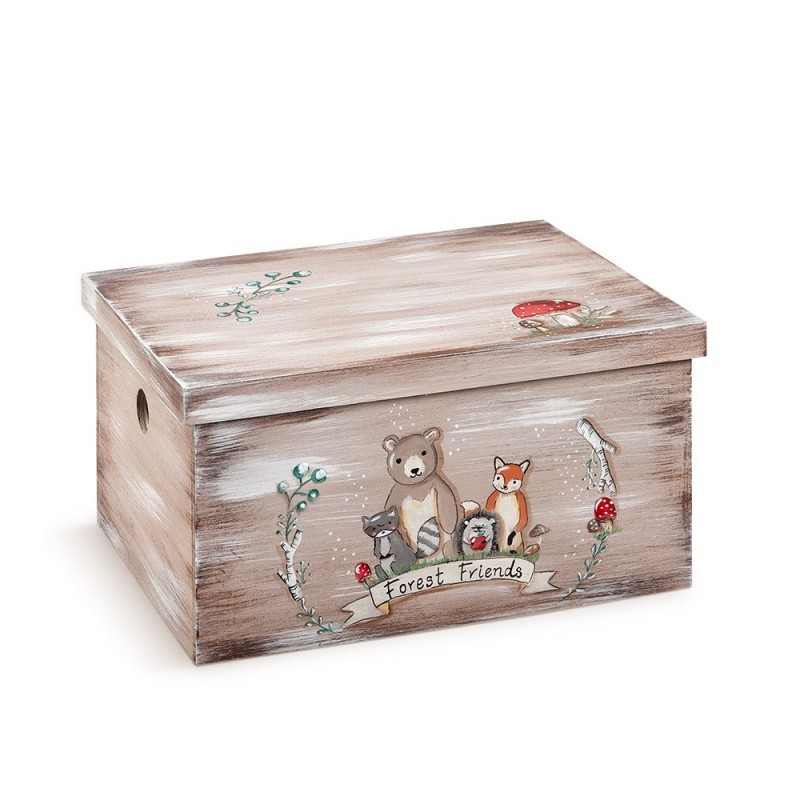 Στολισμένο Κουτί Βάπτισης - Ζωάκια Του Δάσους ΖΚ935