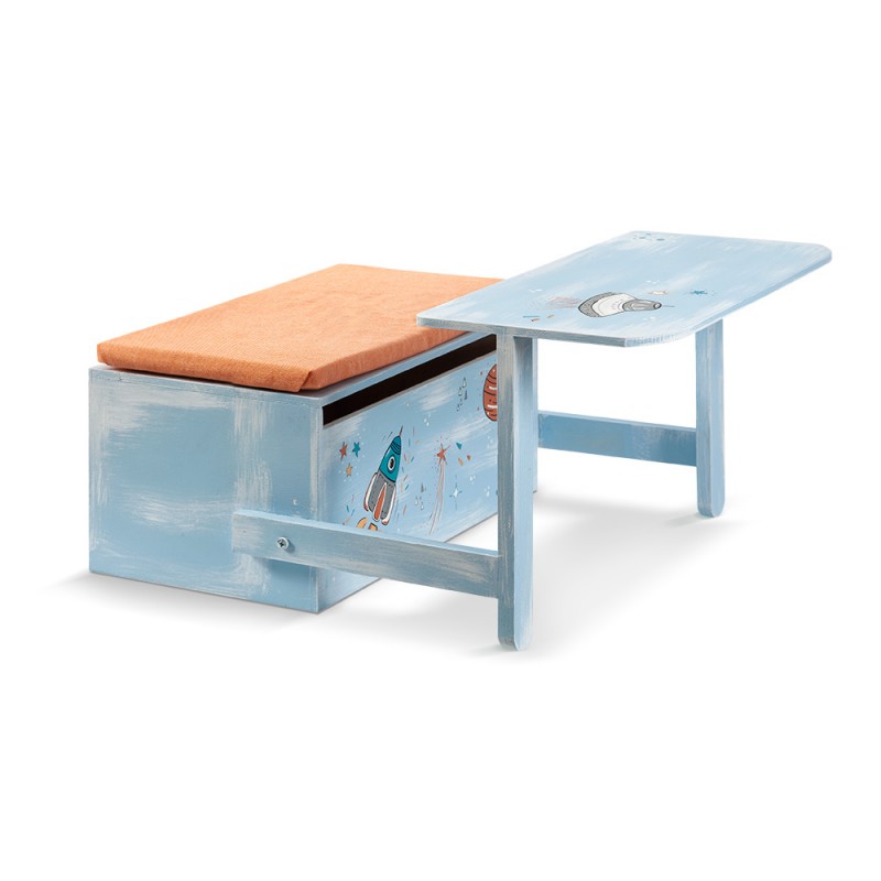 Στολισμένο Κουτί Βάπτισης - Θρανίο - Διάστημα ΖΚ949