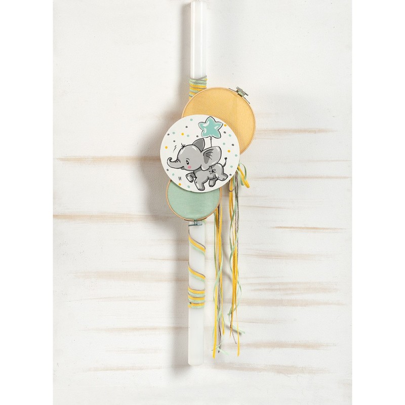 Λαμπάδα Βάπτισης - Ελεφαντάκι ΖΛ936