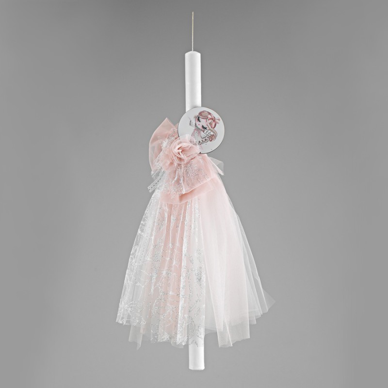 Λαμπάδα Βάπτισης - Κοριτσάκι ΛΒ259