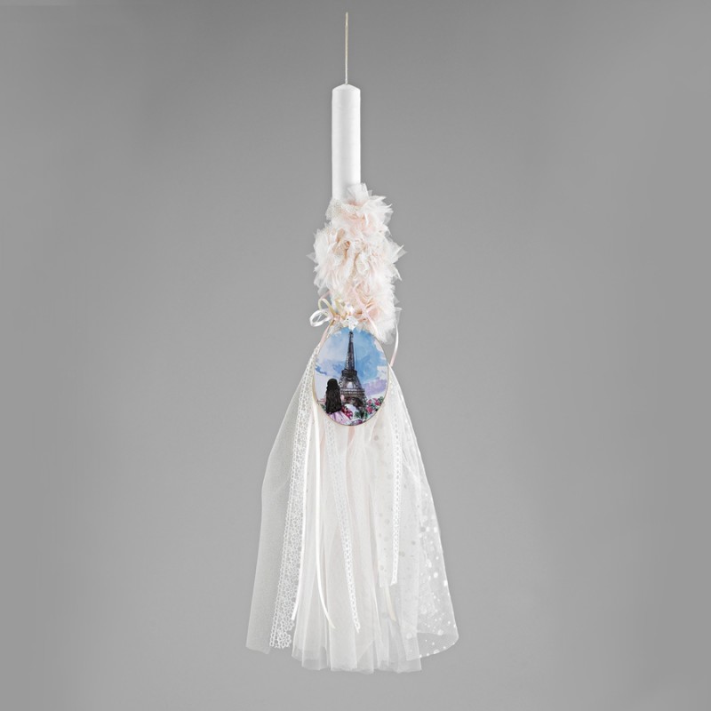 Λαμπάδα Βάπτισης - Παρίσι ΛΒ262