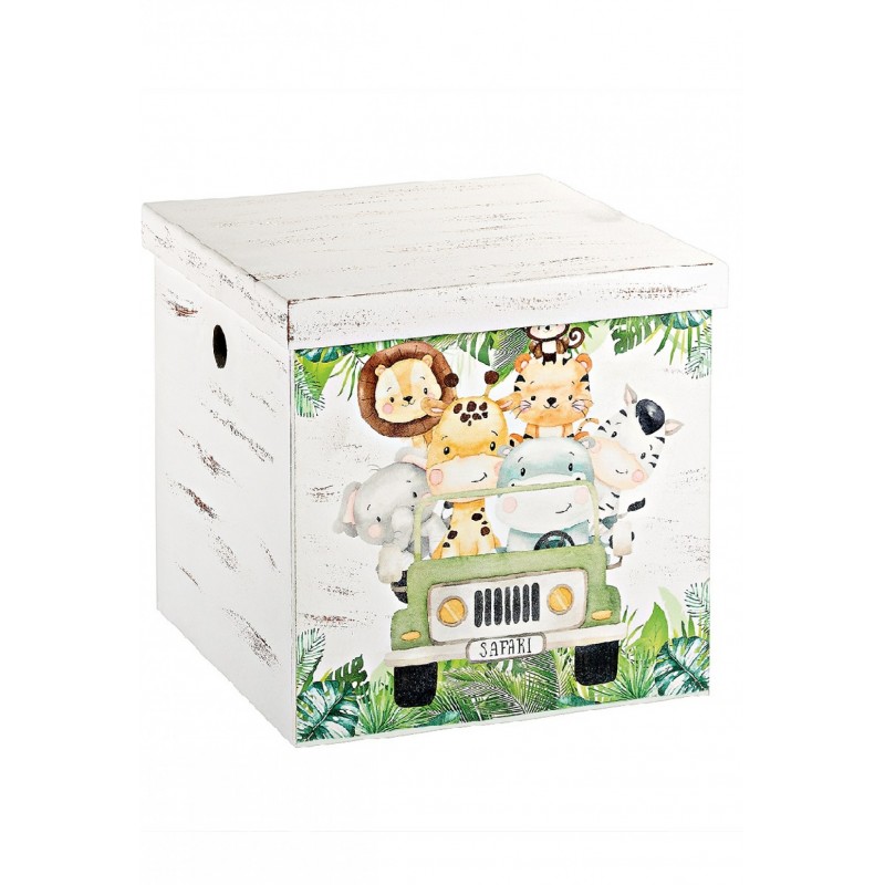 Στολισμένο Κουτί Βάπτισης - Σαφάρι 128