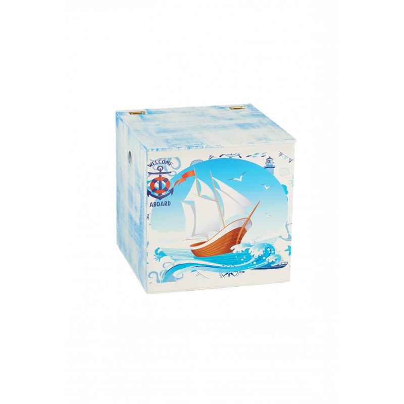 Στολισμένο Κουτί Βάπτισης - Καράβι 44