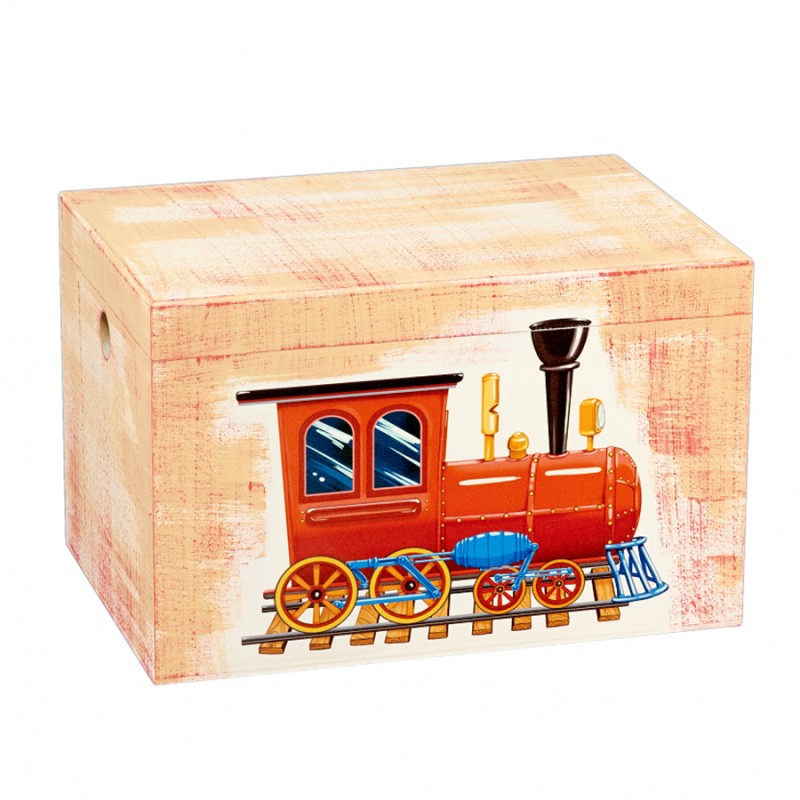 Στολισμένο Κουτί Βάπτισης - Τρενάκι 45