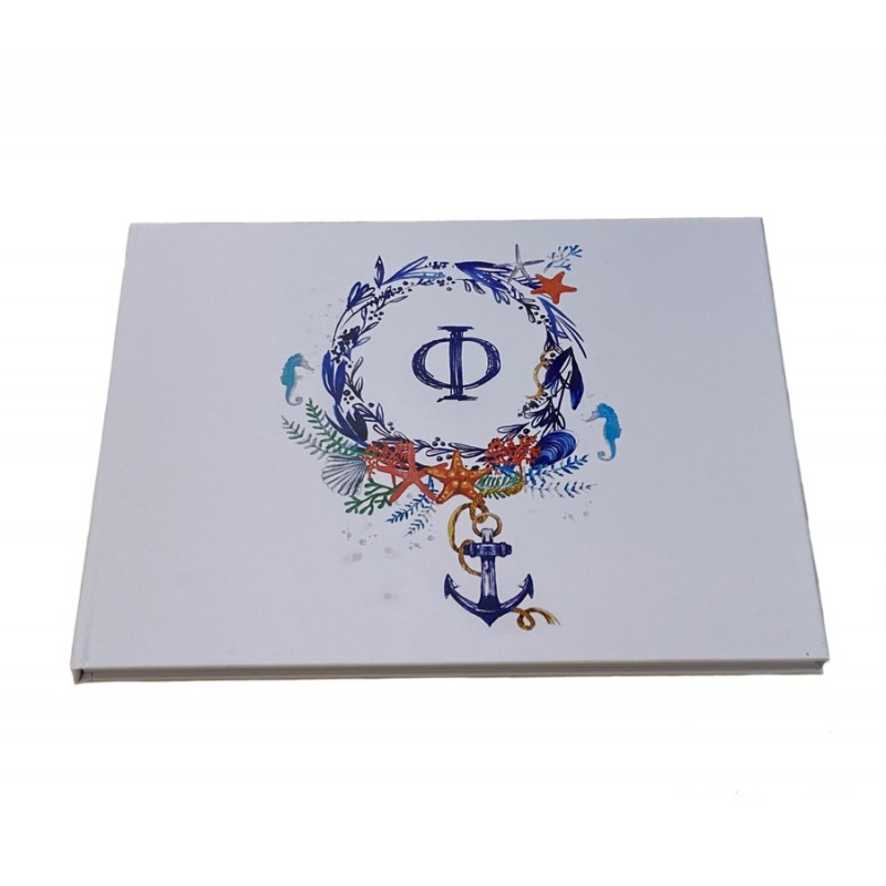 Βιβλίο Ευχών  Βάπτισης - Θαλασσινό CUS185