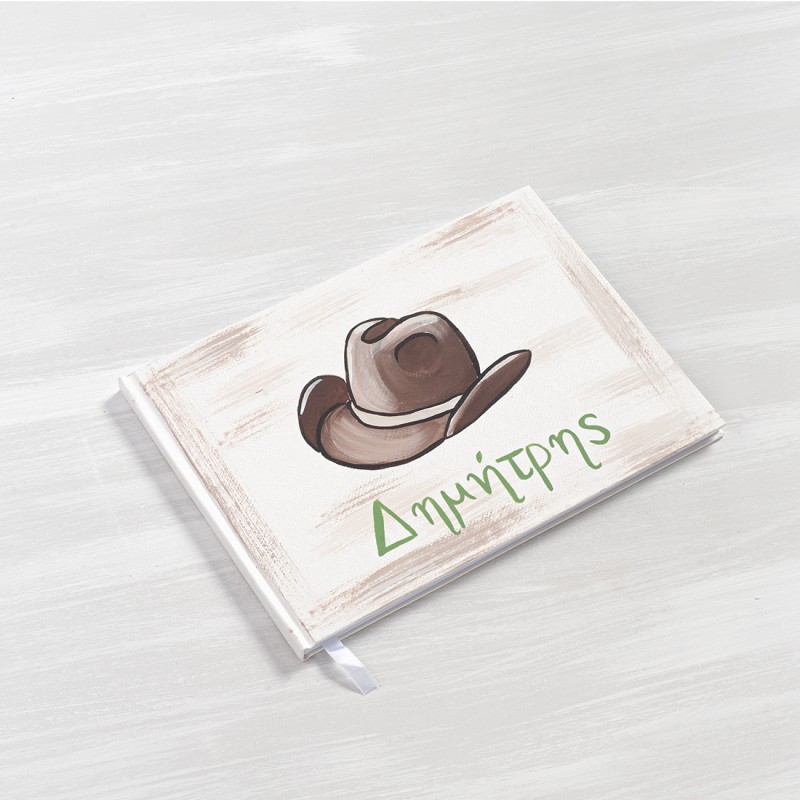 Βιβλίο Ευχών - Dream Big Little Cowboy - Καπέλο Cowboy ΖΒΕ630