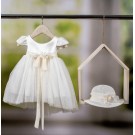 Βαπτιστικό Φόρεμα Bambolino Doukissa 8767 Off White
