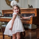 Βαπτιστικό Φόρεμα Bambolino Lenia 9110 Λευκό