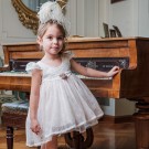 Βαπτιστικό Φόρεμα Bambolino Lenia 9110 Λευκό