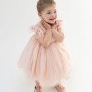 Βαπτιστικό Φόρεμα Bambolino Kiki 9311 Ροζ Αντικέ