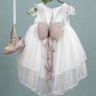 Βαπτιστικό Φόρεμα Bambolino Errica 9322 Λευκό