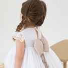 Βαπτιστικό Φόρεμα Bambolino Errica 9322 Λευκό