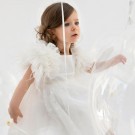 Βαπτιστικό Φόρεμα Bambolino Poliniki 9332 Εκρού