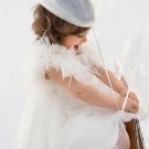 Βαπτιστικό Φόρεμα Bambolino Poliniki 9332 Εκρού