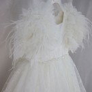 Βαπτιστικό Φόρεμα Bambolino Poliniki 9332 Εκρού