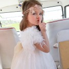 Βαπτιστικό Φόρεμα Bambolino Poliniki 9332 Εκρού