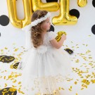 Βαπτιστικό Φόρεμα Bambolino Melissa 9518 Ιβουάρ