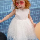 Βαπτιστικό Φόρεμα Bambolino Olivia 9820 Εκρού