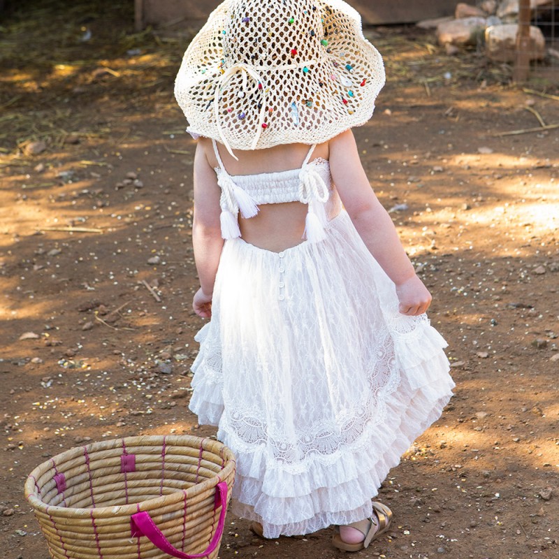 Βαπτιστικό Φόρεμα Bambolino Dream 9865 Εκρού