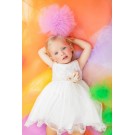 Βαπτιστικό Φόρεμα Bambolino Myrto 1337 Εκρού