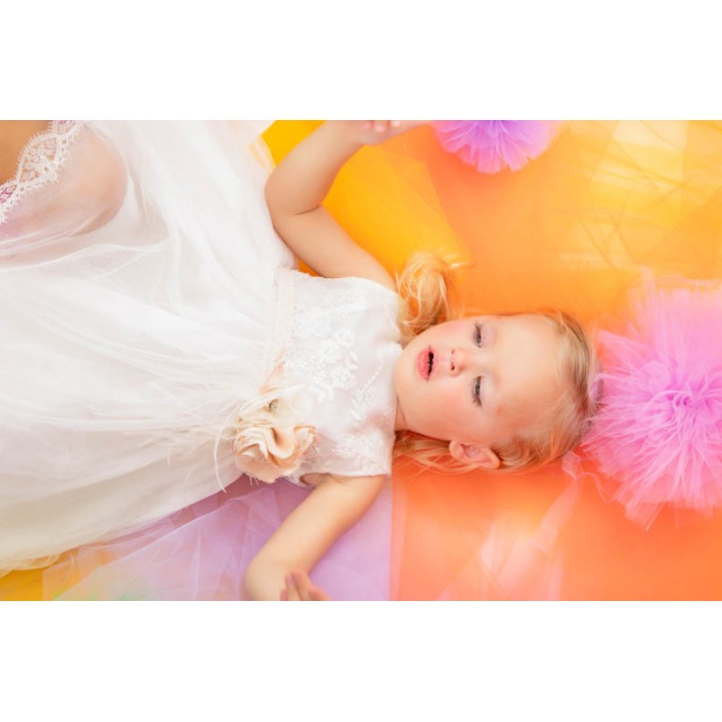 Βαπτιστικό Φόρεμα Bambolino Myrto 1337 Εκρού