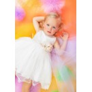 Βαπτιστικό Φόρεμα Bambolino Myrto 1337 Εκρού