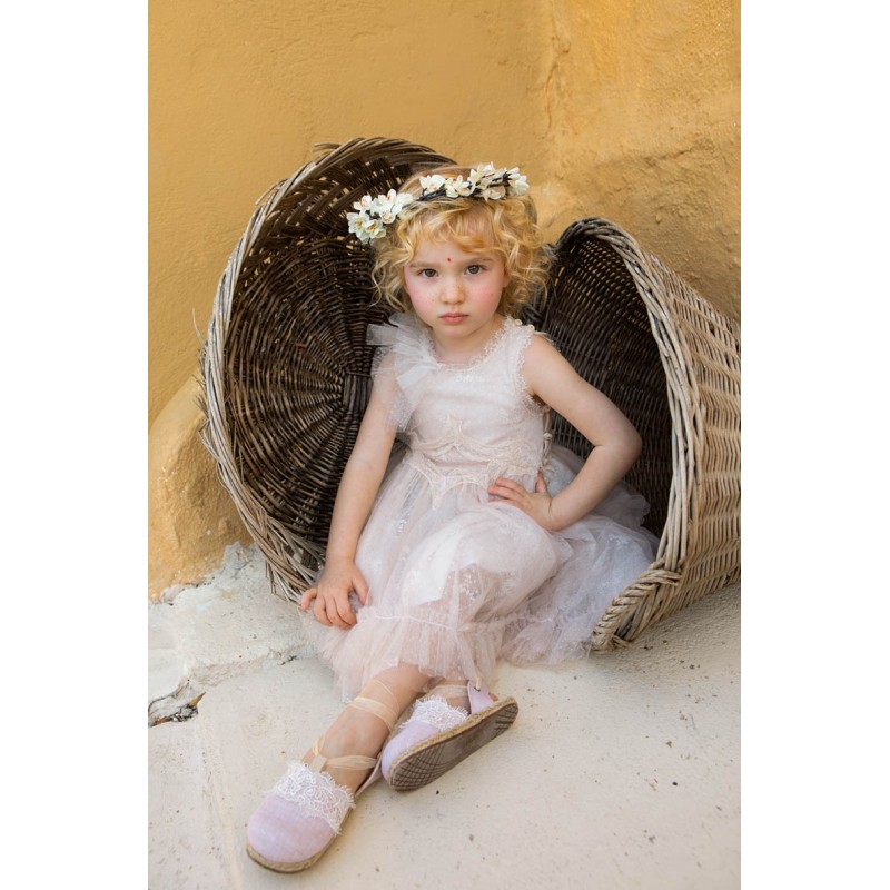 Βαπτιστικό Φόρεμα Bambolino Artemis 1355 Λευκό