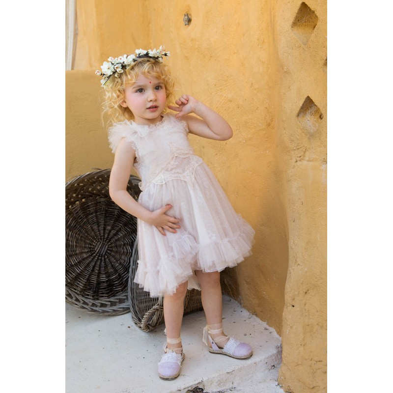 Βαπτιστικό Φόρεμα Bambolino Artemis 1355 Λευκό