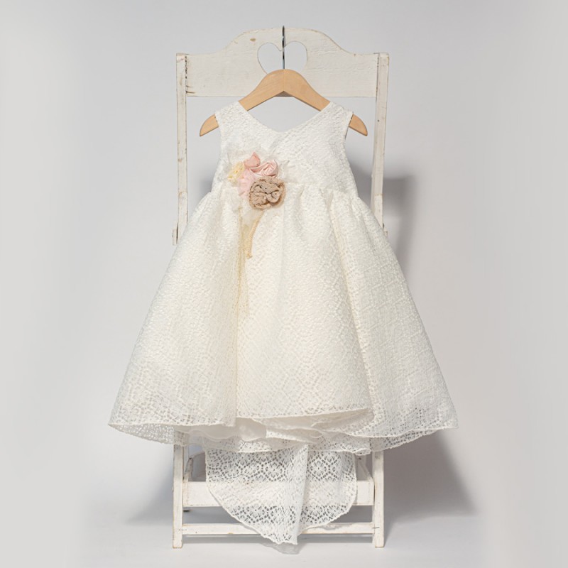 Βαπτιστικό Φόρεμα Bonboneria 313 Ιβουάρ