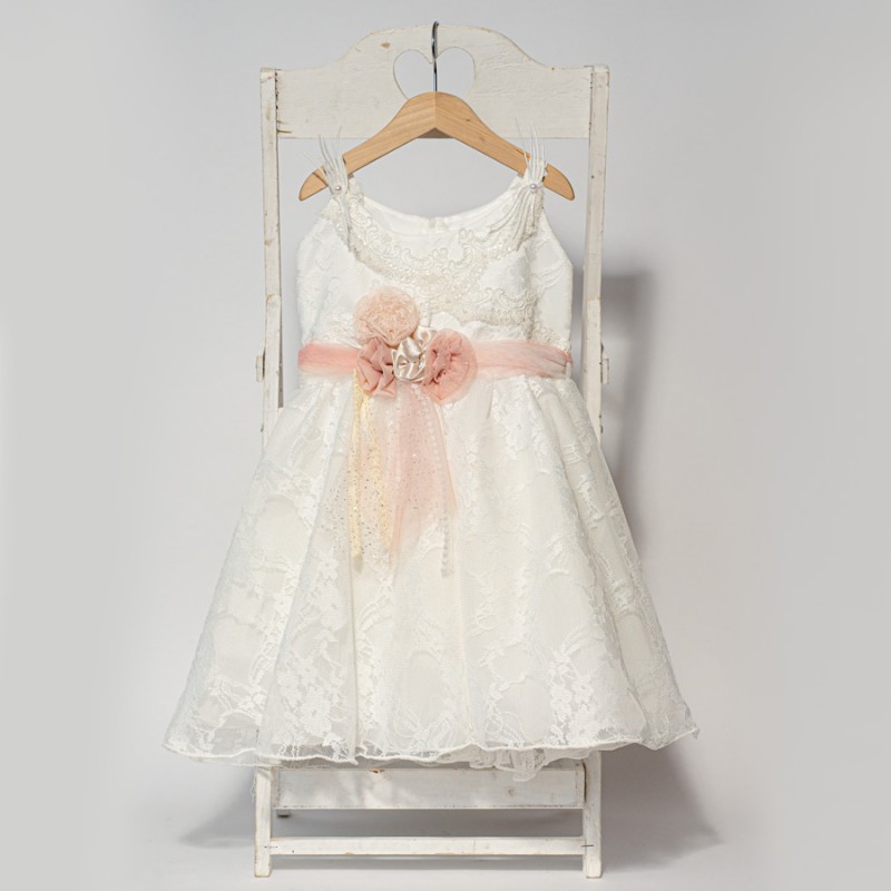 Βαπτιστικό Φόρεμα Bonboneria 314 Ιβουάρ