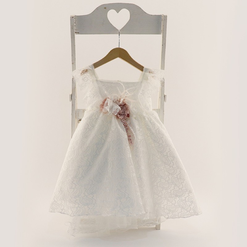 Βαπτιστικό Φόρεμα Bonboneria 346 Ιβουάρ