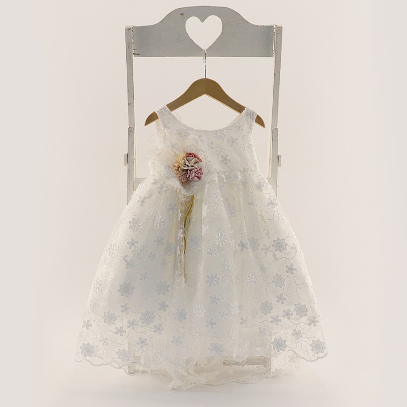 Βαπτιστικό Φόρεμα Bonboneria 350 Ιβουάρ