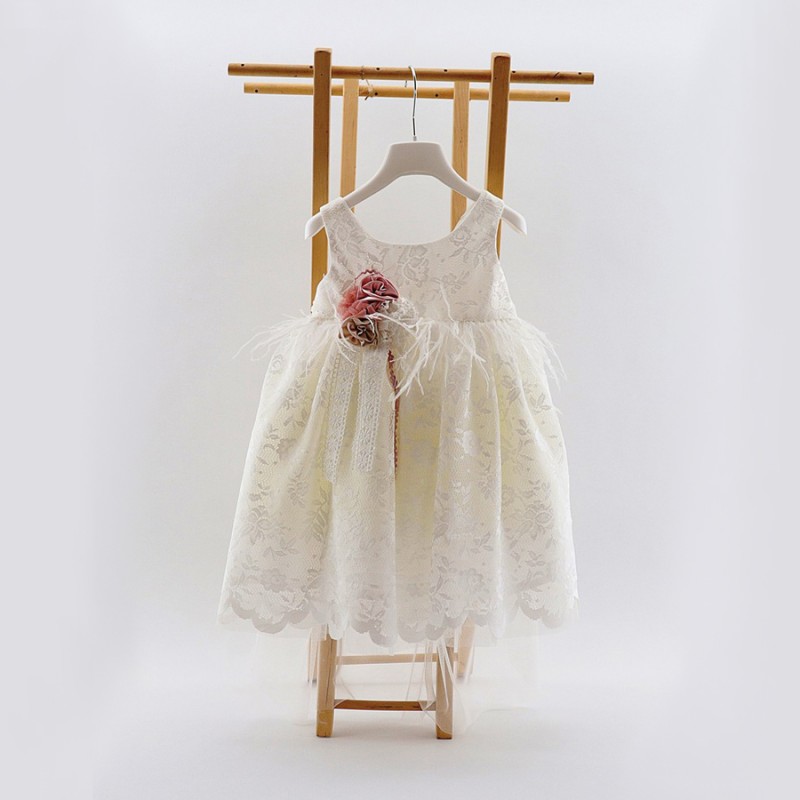 Βαπτιστικό Φόρεμα Bonboneria 386 Ιβουάρ